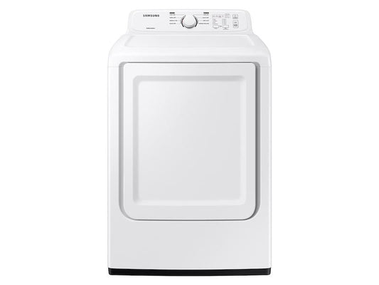 SAMSUNG DVE41A3000W 7.2 cu. ft. Electric Dryer with Sensor Dry and 8 Drying Cycles in White