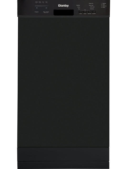 DANBY DDW18D1EB Danby 18" Wide Built-in Dishwasher in Black