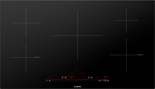 BOSCH NIT8660UC 800 Series Induction Cooktop 36'' Black, surface mount without frame NIT8660UC