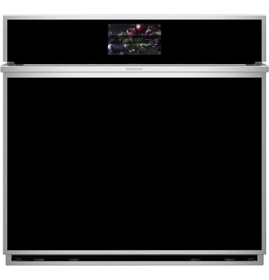 MONOGRAM ZTS90DSSNSS Monogram 30" Smart Electric Convection Single Wall Oven Minimalist Collection