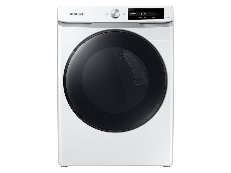 SAMSUNG DVG45A6400W 7.5 cu. ft. Smart Dial Gas Dryer with Super Speed Dry in White