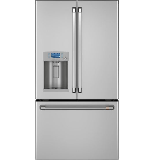 CAFE CFE28TP2MS1 Cafe(TM) ENERGY STAR(R) 27.8 Cu. Ft. Smart French-Door Refrigerator with Hot Water Dispenser
