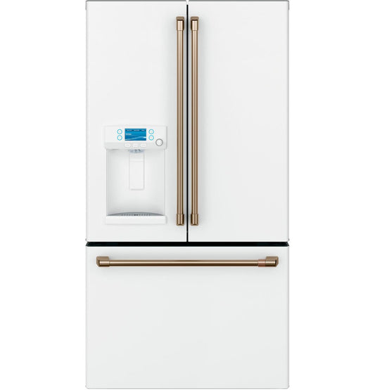 CAFE CFE28TP4MW2 Cafe(TM) ENERGY STAR(R) 27.8 Cu. Ft. Smart French-Door Refrigerator with Hot Water Dispenser