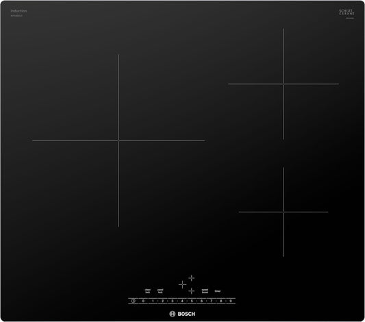 BOSCH NIT5460UC 500 Series Induction Cooktop 24'' Black, surface mount without frame NIT5460UC