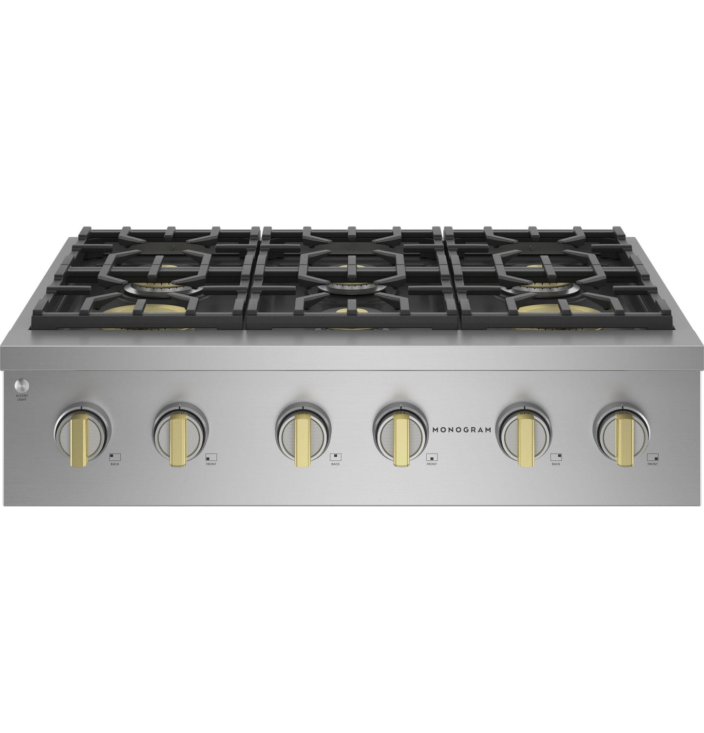 MONOGRAM ZGU366NTSS Monogram 36" Professional Gas Rangetop with 6 Burners (Natural Gas)