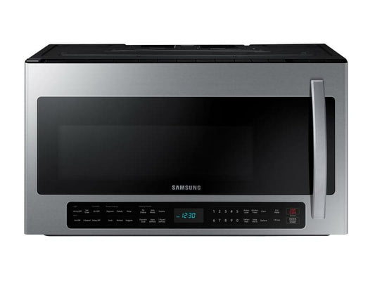 SAMSUNG ME21R7051SS 2.1 cu. ft. Over-the-Range Microwave with Sensor Cooking in Fingerprint Resistant Stainless Steel