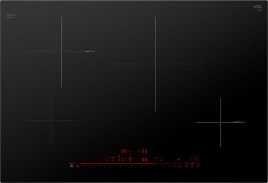 BOSCH NIT8060UC 800 Series Induction Cooktop 30'' Black, surface mount without frame NIT8060UC