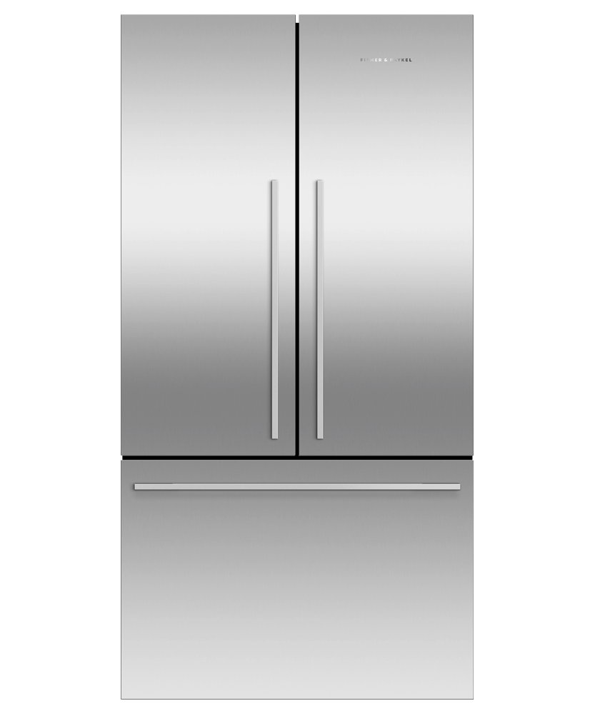 FISHER & PAYKEL RF201ADJSX5 Freestanding French Door Refrigerator Freezer, 36", 20.1 cu ft, Ice