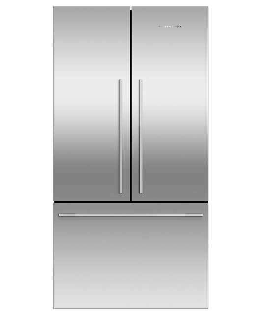FISHER & PAYKEL RF201ADJSX5 Freestanding French Door Refrigerator Freezer, 36", 20.1 cu ft, Ice