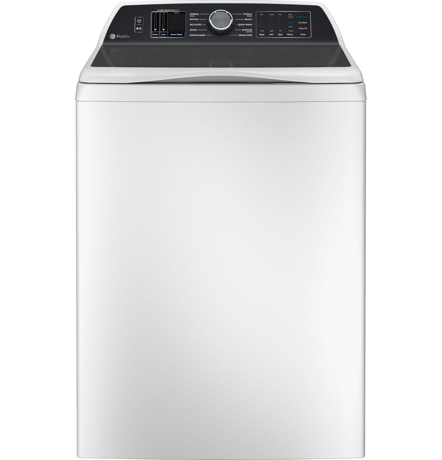 GE APPLIANCES PTW700BSTWS GE Profile(TM) 5.4 cu. ft. Capacity Washer with Smarter Wash Technology and FlexDispense(TM)