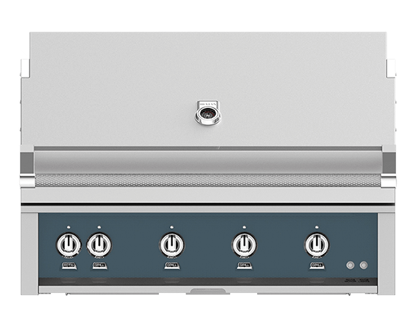 HESTAN GMBR42NGGG 42"grill, Built-in, (3) Trellis, (1) Sear, ROTIS.-NG-DRK. Grey