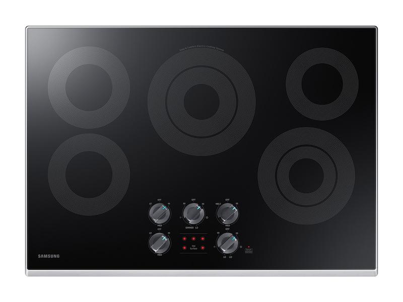 SAMSUNG NZ30K6330RS 30" Smart Electric Cooktop in Stainless Steel