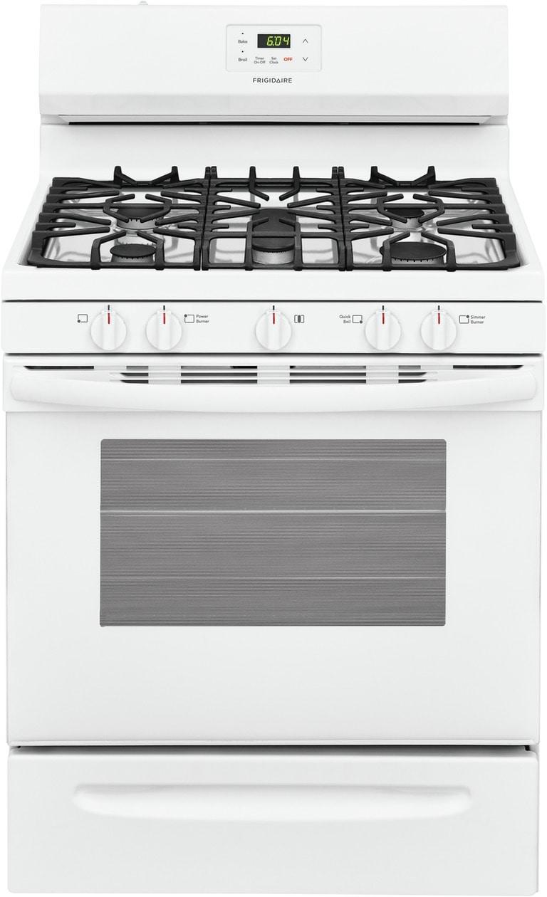 FRIGIDAIRE FCRG3052AW Frigidaire 30" Gas Range