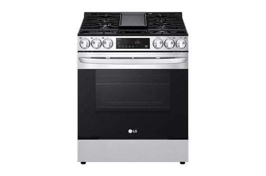 LG LSGL5833F 5.8 cu ft. Smart Wi-Fi Enabled Fan Convection Gas Slide-in Range with Air Fry & EasyClean(R)