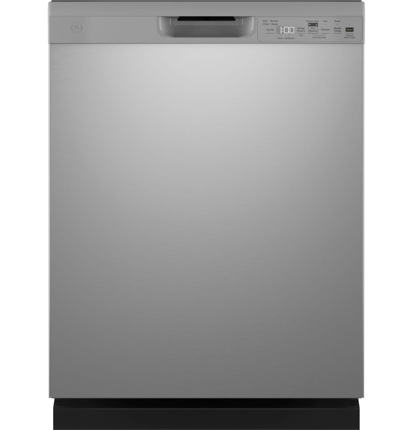GE APPLIANCES GDF550PSRSS GE(R) Front Control with Plastic Interior Dishwasher with Sanitize Cycle & Dry Boost