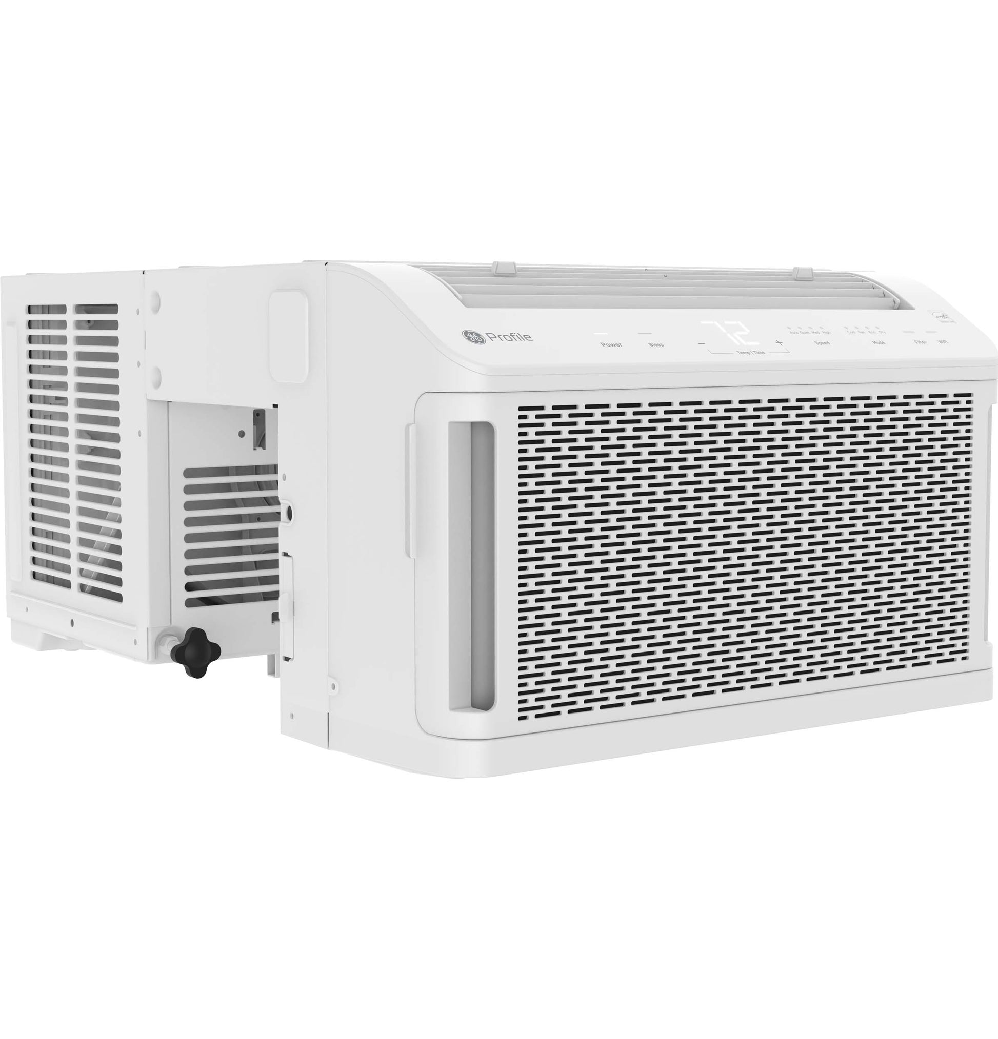 GE APPLIANCES AHTT08BC GE Profile ClearView(TM) 8,300 BTU Smart Ultra Quiet Window Air Conditioner for Medium Rooms up to 350 sq. ft.