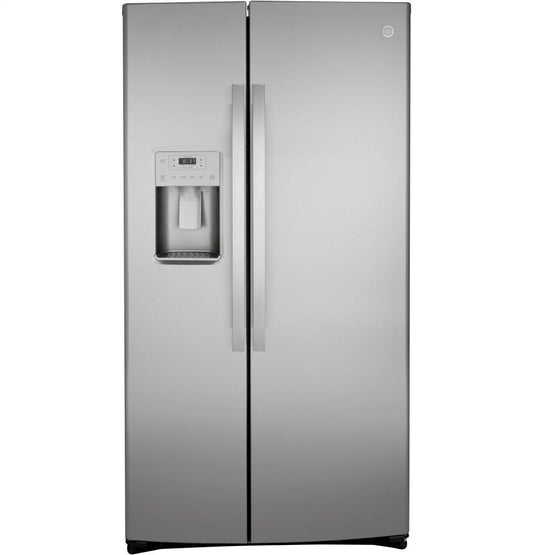 GE APPLIANCES GSS25IYNFS GE(R) 25.1 Cu. Ft. Fingerprint Resistant Side-By-Side Refrigerator