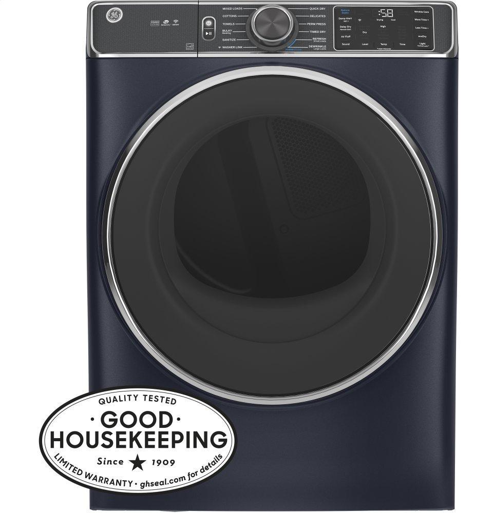 GE APPLIANCES GFD85ESPNRS GE(R) 7.8 cu. ft. Capacity Smart Front Load Electric Dryer with Steam and Sanitize Cycle