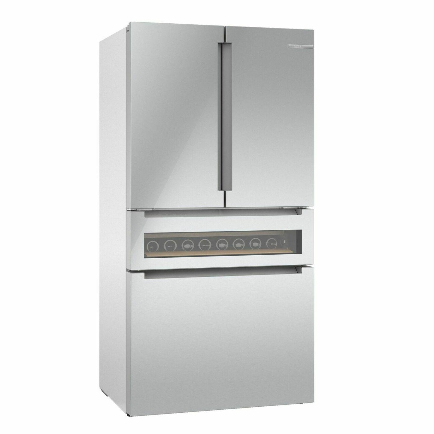 BOSCH B36CL81ENG 800 Series French Door Bottom Mount Refrigerator, Glass door 36'' Stainless Steel B36CL81ENG