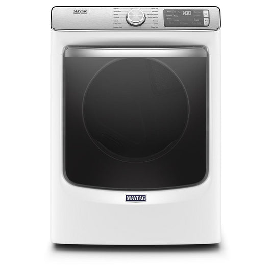 MAYTAG MED8630HW Smart Front Load Electric Dryer with Extra Power and Advanced Moisture Sensing with industry-exclusive extra moisture sensor - 7.3 cu. ft.