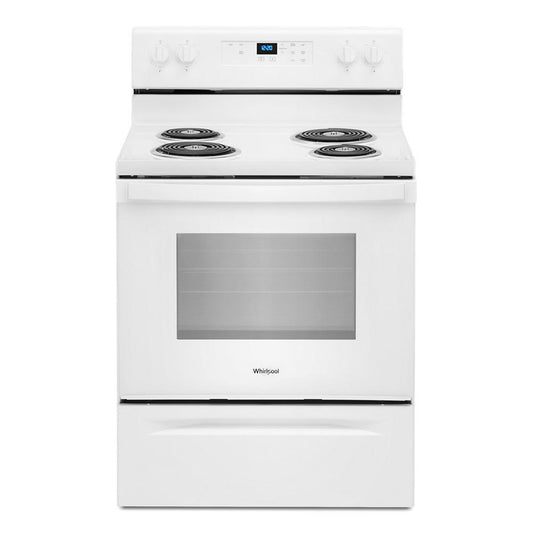 WHIRLPOOL WFC150M0JW 4.8 cu. ft. Whirlpool(R) electric range with Keep Warm setting