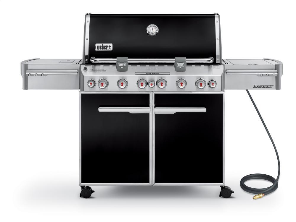 WEBER 7471001 SUMMIT(R) E-670(TM) NATURAL GAS GRILL - BLACK