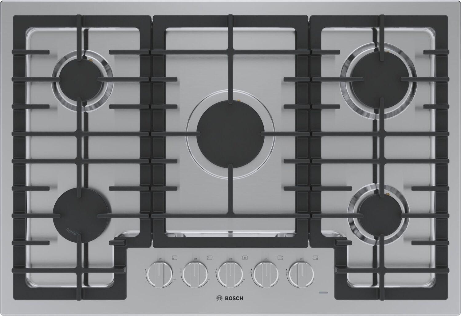 BOSCH NGM5058UC 500 Series Gas Cooktop Stainless steel