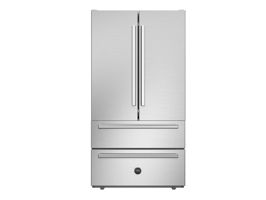 BERTAZZONI REF36FDFIXNV 36 inch Freestanding French Door Stainless Steel