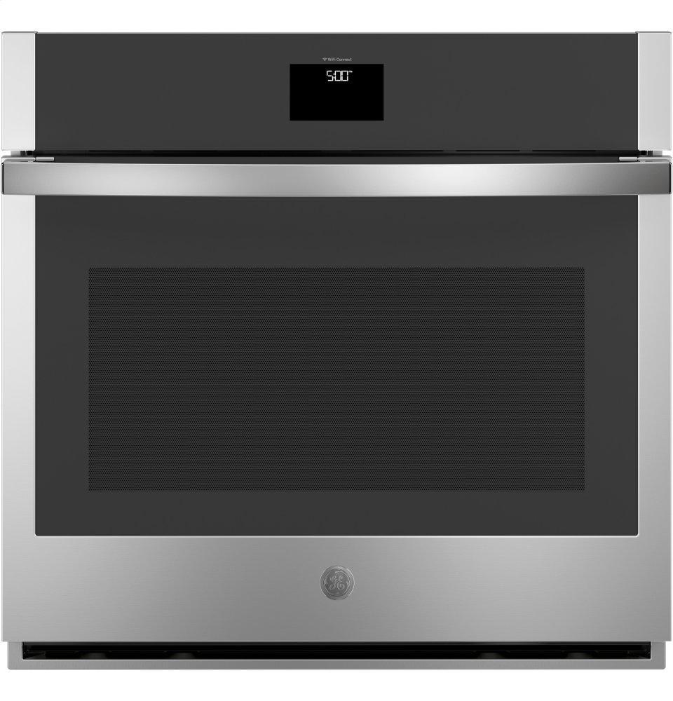 GE APPLIANCES JTS5000SNSS GE(R) 30" Smart Built-In Self-Clean Convection Single Wall Oven with Never Scrub Racks