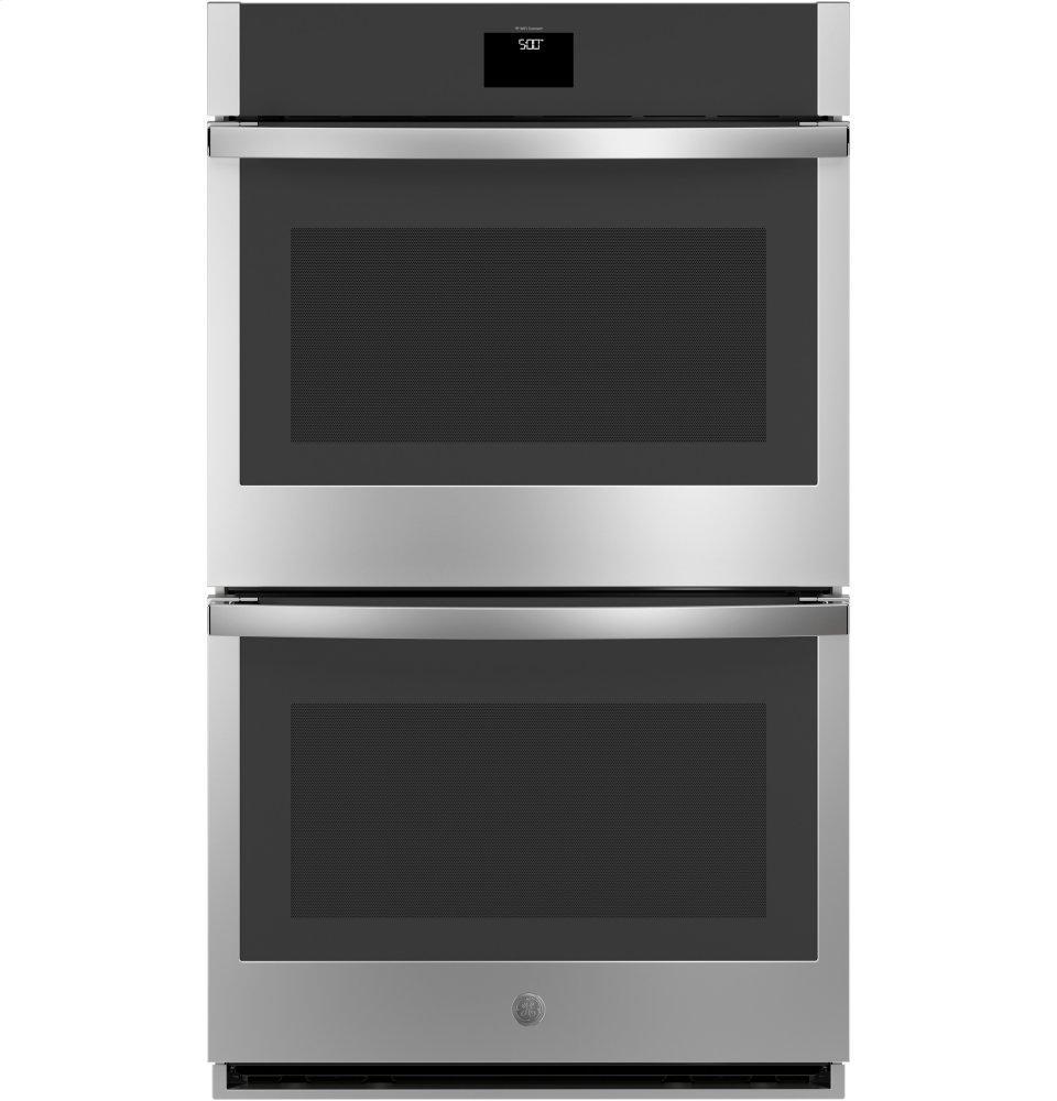 GE APPLIANCES JTD5000SNSS GE(R) 30" Smart Built-In Self-Clean Convection Double Wall Oven with Never Scrub Racks