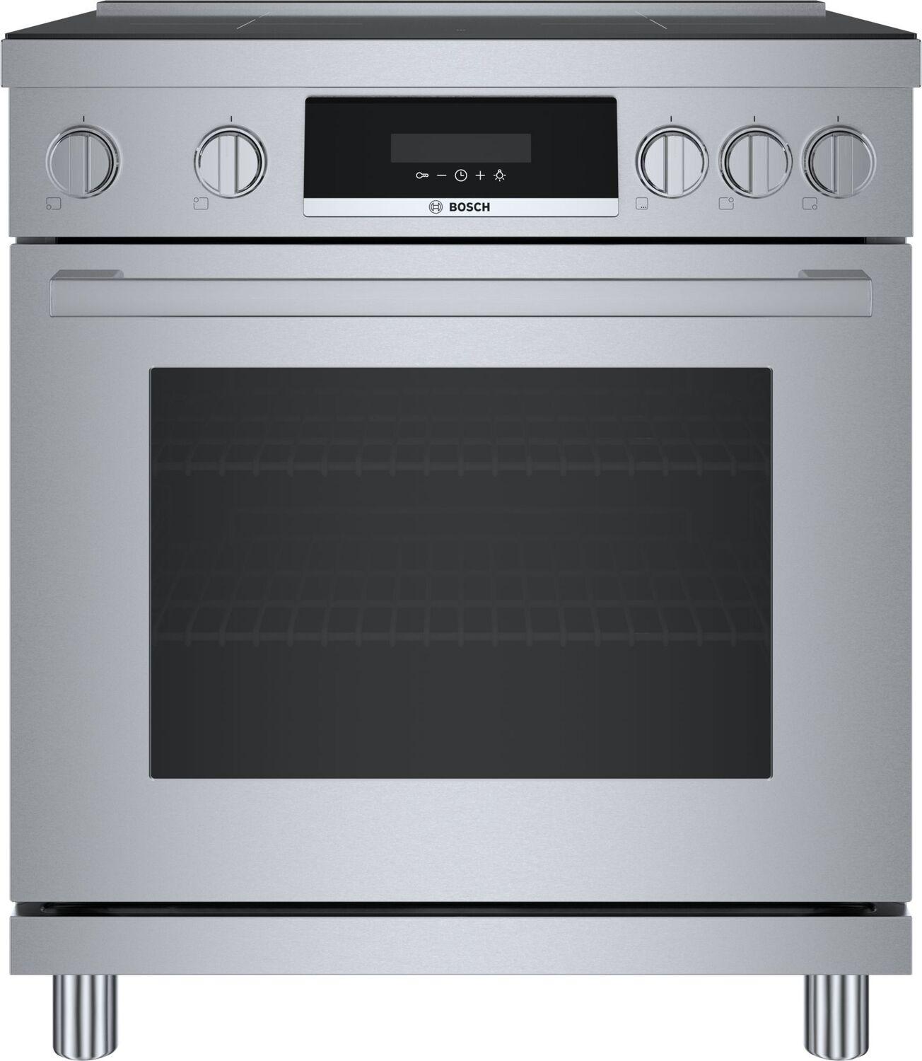 BOSCH HIS8055U 800 Series Induction freestanding range 30" Stainless Steel