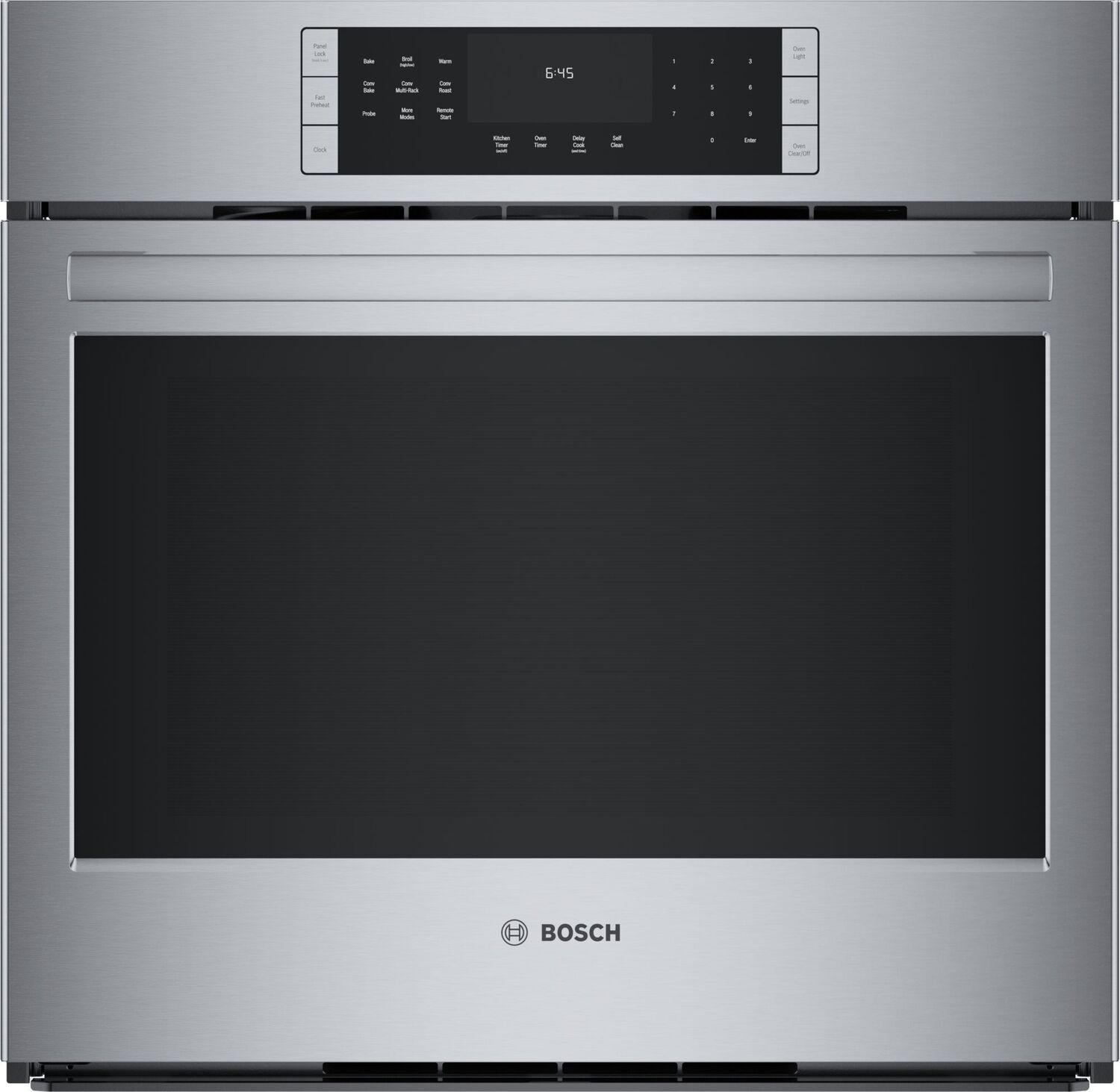 BOSCH HBL8454UC 800 Series Single Wall Oven 30" Stainless Steel
