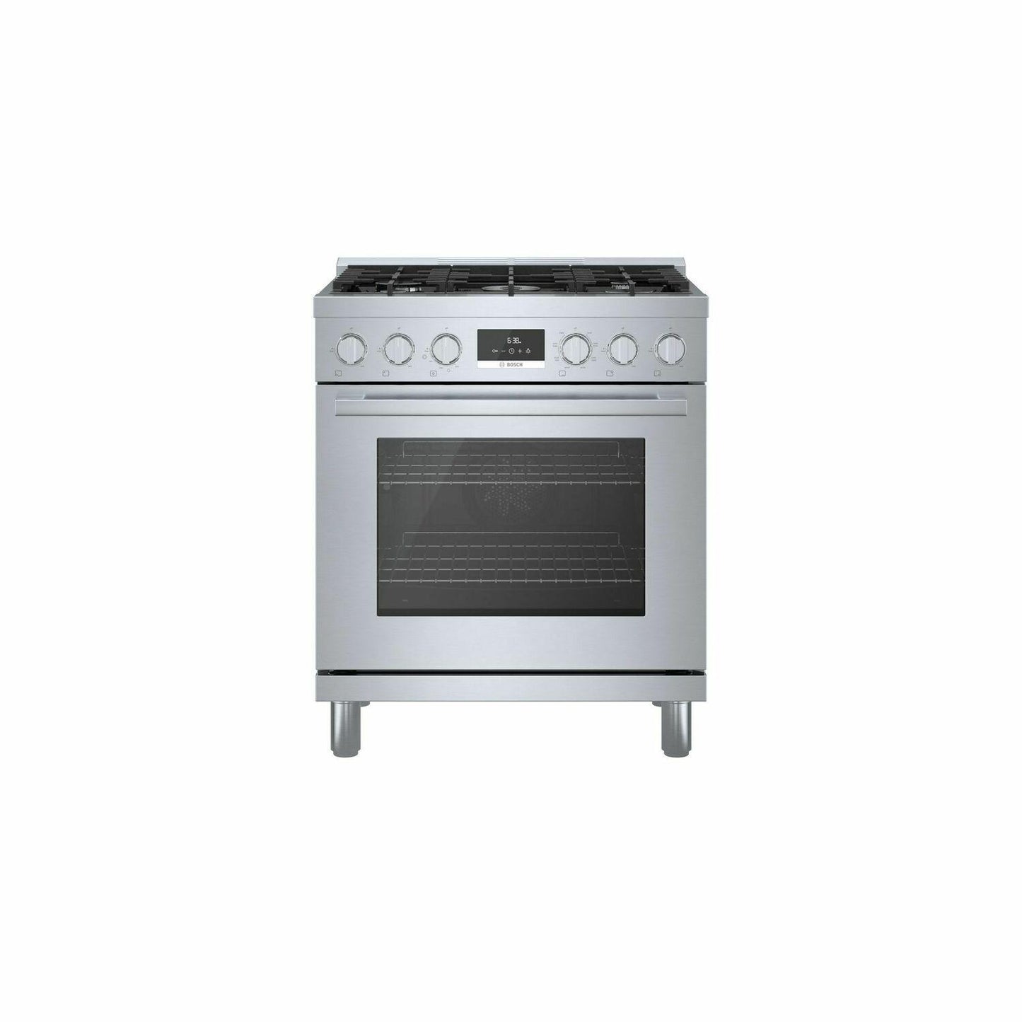 BOSCH HDS8055U 800 Series Dual Fuel Freestanding Range 30'' Stainless Steel HDS8055U