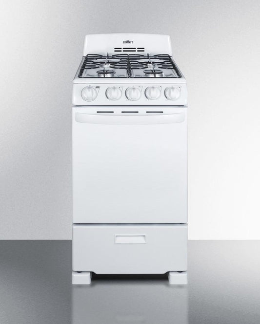 SUMMIT RG200WS 20" Wide Gas Range
