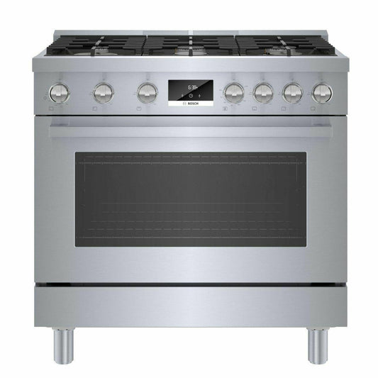 BOSCH HGS8655UC 800 Series Gas Freestanding Range 36'' Stainless Steel HGS8655UC