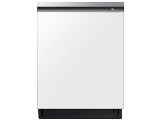 SAMSUNG DW80BB707012AA Bespoke Smart 42dBA Dishwasher with StormWash+(TM) and Smart Dry in White Glass