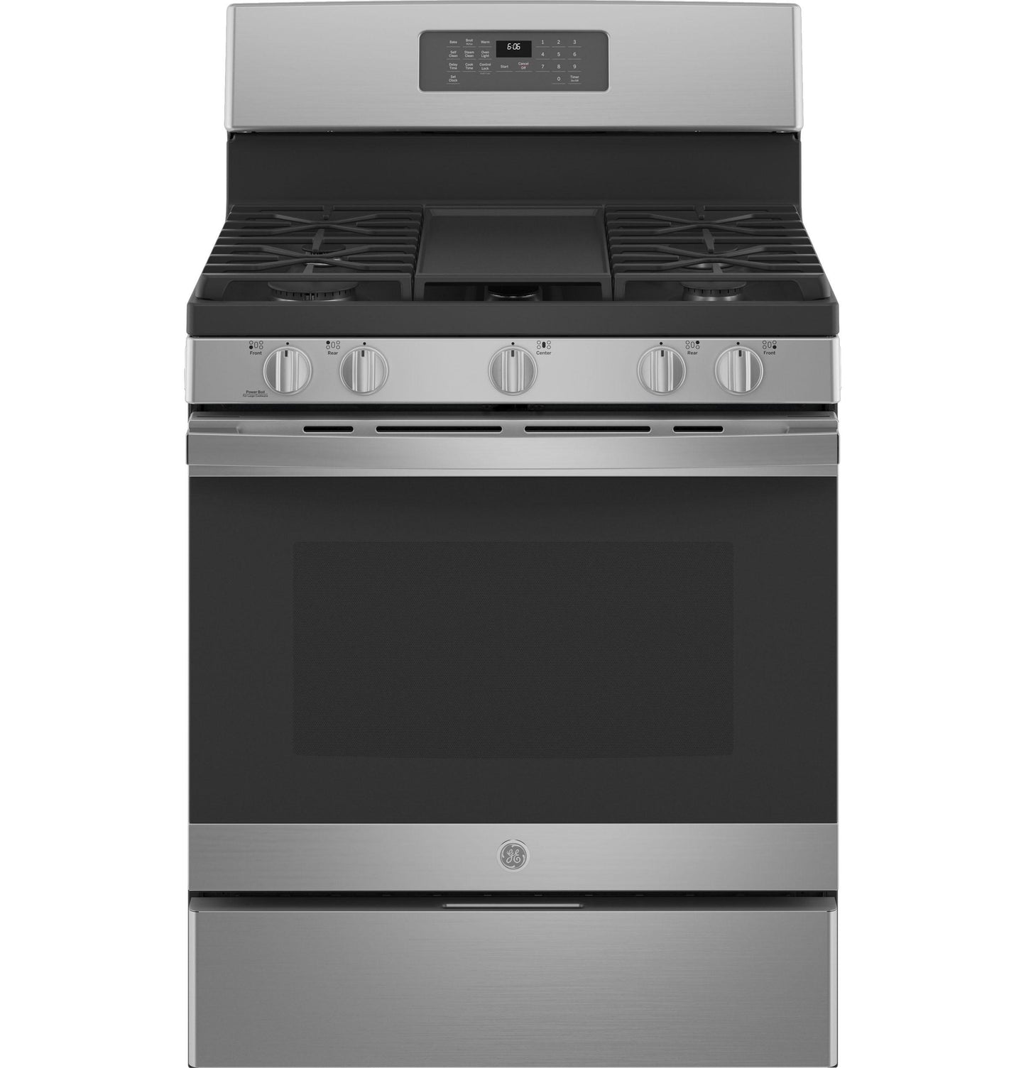 GE APPLIANCES JGB660YPFS GE(R) 30" Free-Standing Gas Fingerprint Resistant Range