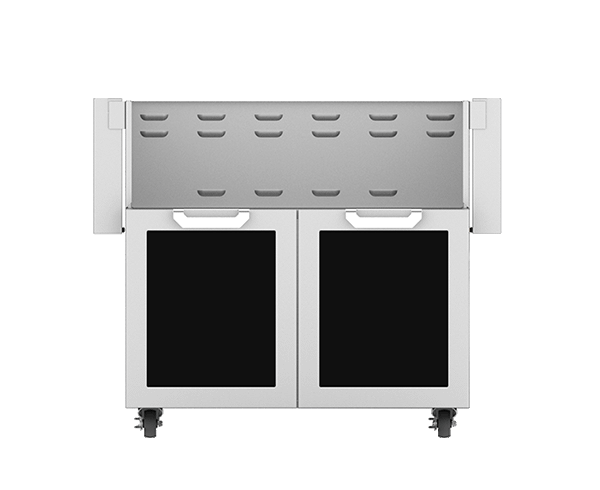 HESTAN GCD30BK 30" Hestan Outdoor Tower Cart with Double Doors - GCD Series - Stealth