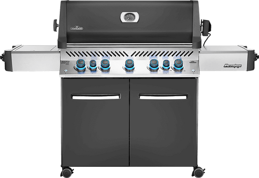 NAPOLEON BBQ P665RSIBPCH Prestige 665 RSIB Infrared Side & Rear Burners , Grey , Propane