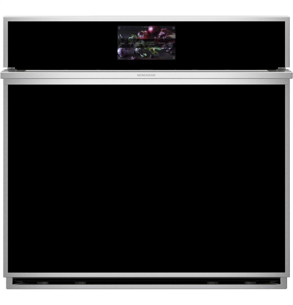MONOGRAM ZTS90DSSNSS Monogram 30" Smart Electric Convection Single Wall Oven Minimalist Collection