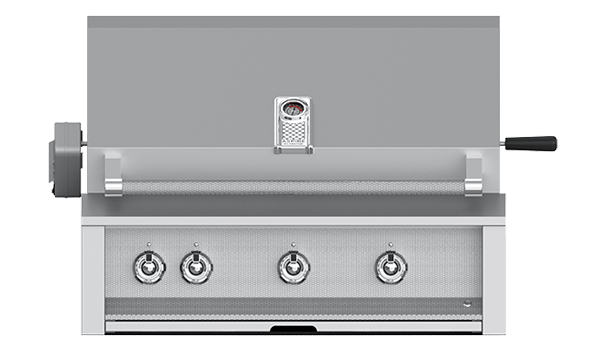HESTAN EMBR36NG Grill, Built-in, (2) U-burner, (1) Sear, Rotisserie, 36" -ng
