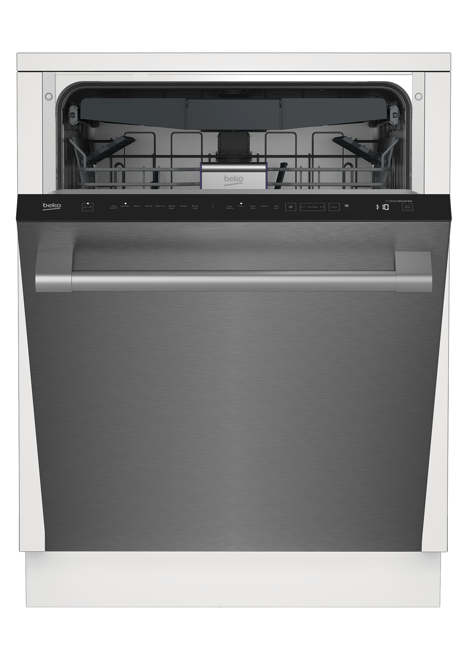 BEKO DDT38530X Tall Tub Stainless Dishwasher, 16 place settings, 45 dBa, Top Control