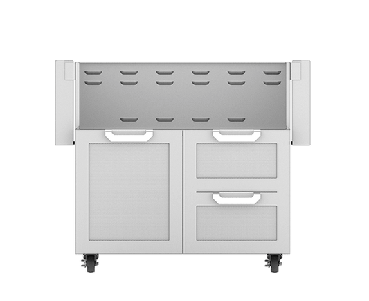 HESTAN GCR36 36" Hestan Outdoor Tower Cart with Door/Drawer Combo - GCR Series - Steeletto