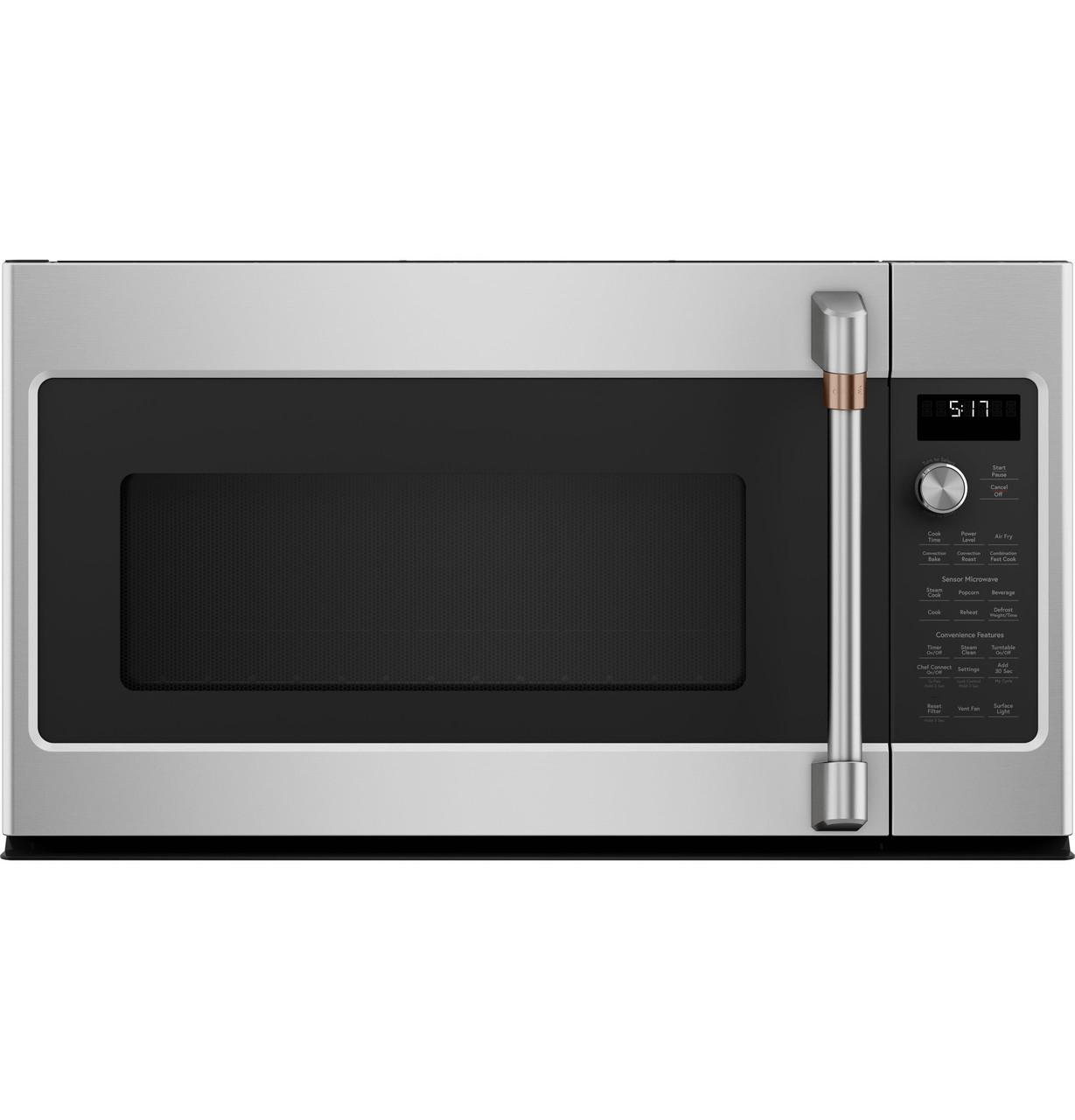 CAFE CVM517P2RS1 Cafe(TM) 1.7 Cu. Ft. Convection Over-the-Range Microwave Oven