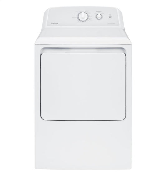 HOTPOINT HTX24GASKWS Hotpoint(R) 6.2 cu. ft. Capacity aluminized alloy Gas Dryer