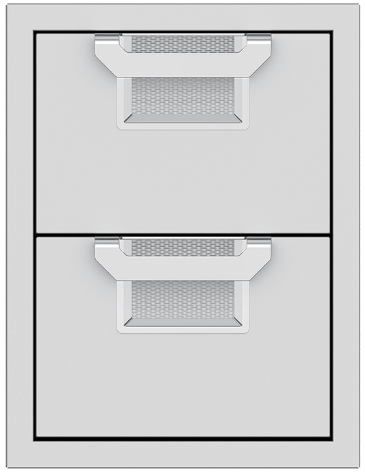 HESTAN AEDR16 Double Drawers, 16"