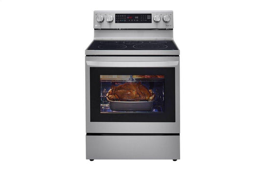 LG LREL6325F 6.3 cu ft. Smart Wi-Fi Enabled True Convection InstaView(R) Electric Range with Air Fry