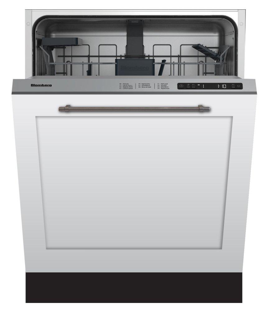 BLOMBERG APPLIANCES DWT51600FBI 24in Dishwasher Overlay 48dBA top control 6 cycle, beam on floor