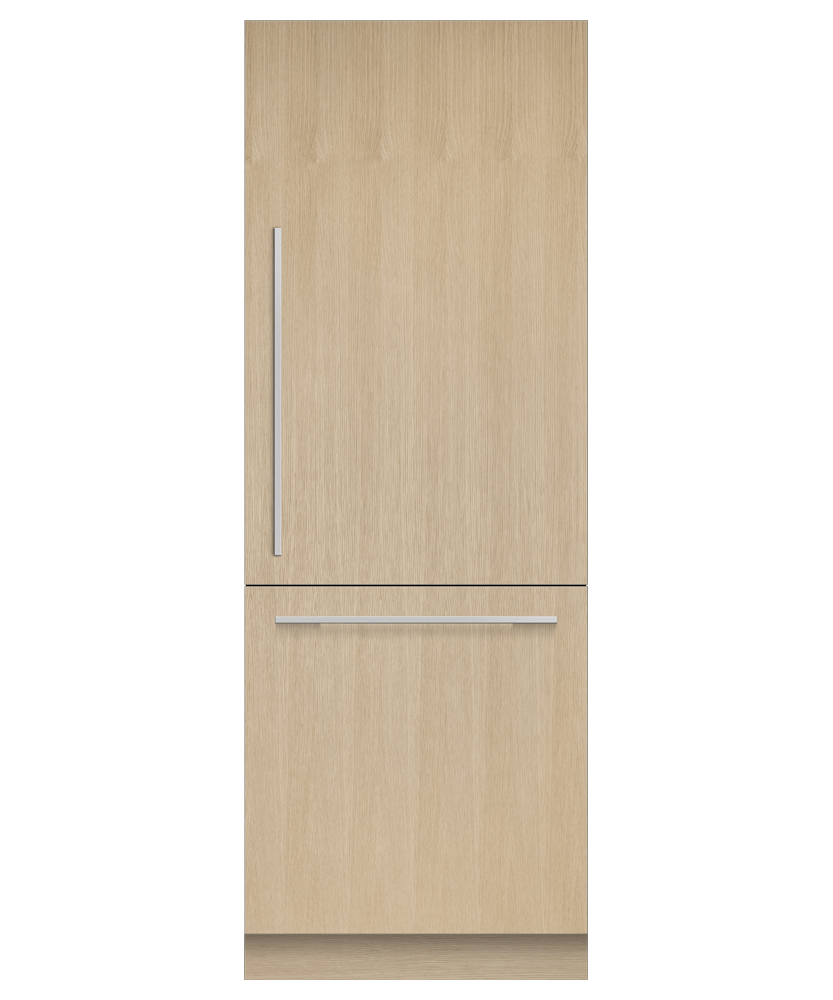 FISHER & PAYKEL RS3084WRU1 Integrated Refrigerator Freezer, 30", Ice & Water