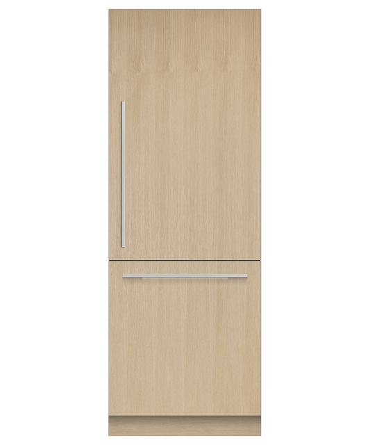 FISHER & PAYKEL RS3084WRU1 Integrated Refrigerator Freezer, 30", Ice & Water